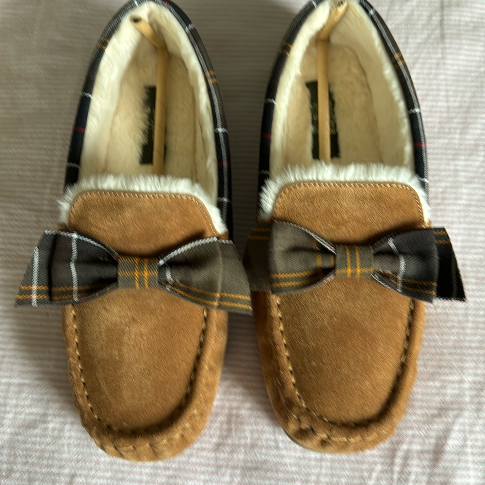 BARBOUR!  Women’s Sadie Moccasin US 10 Euro 42, New With Tags